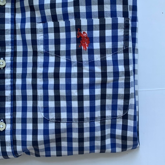 U.S. Polo Assn. Plaid Button Down Long Sleeve Shirt - Picture 3 of 8